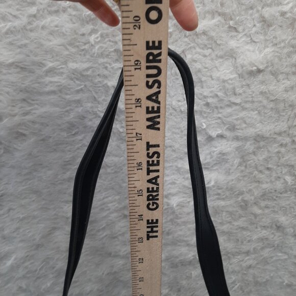 Vintage Y2K Coach 1417 Black Leather With White Stitching Crossbody bag - Picture 7 of 10